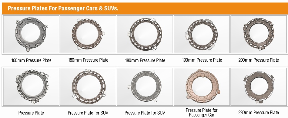 Pressure Plates For Passenger Cars & SUVs